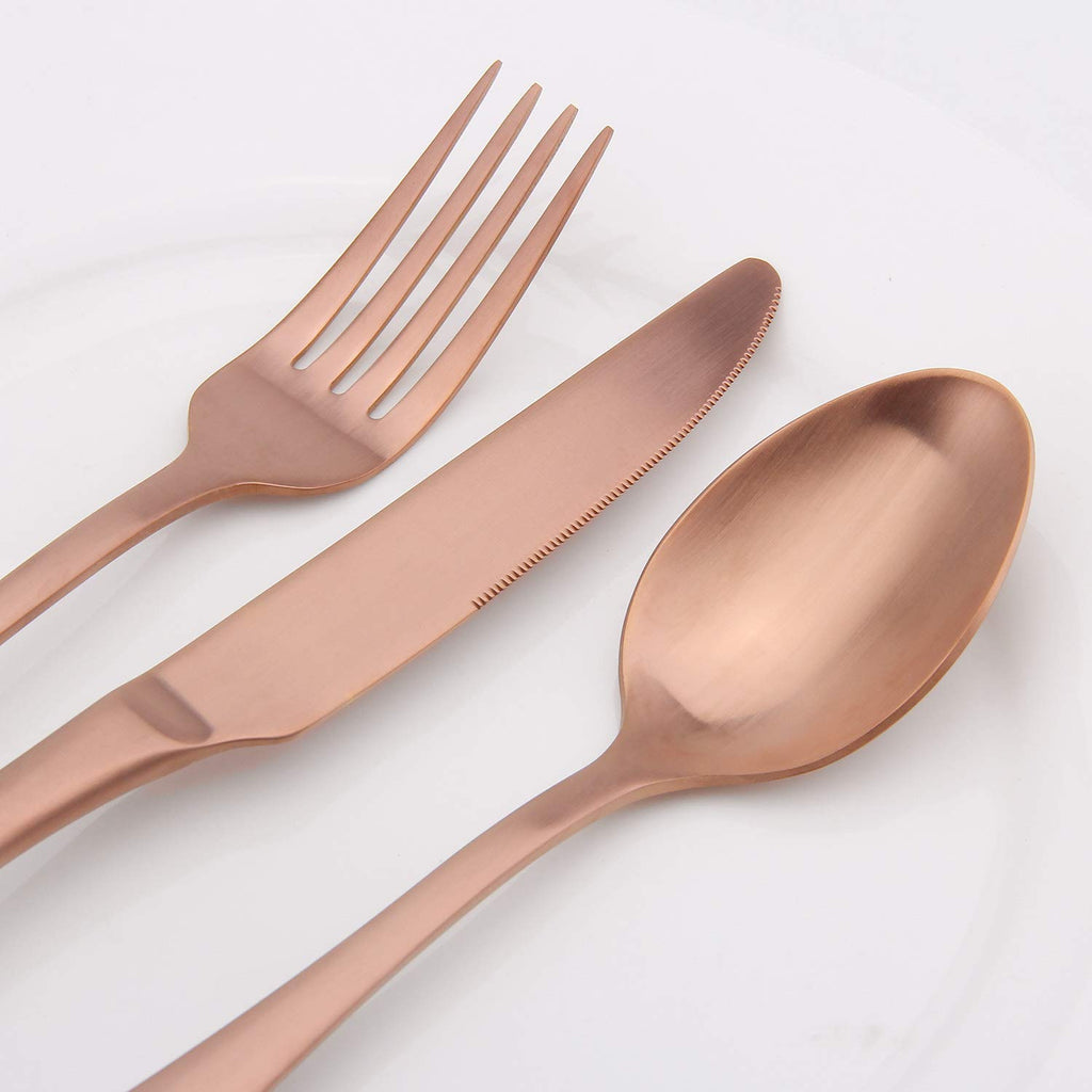 Talin Cutlery Set - Gold, Silver, Rose Gold Stainless Steel Silverware