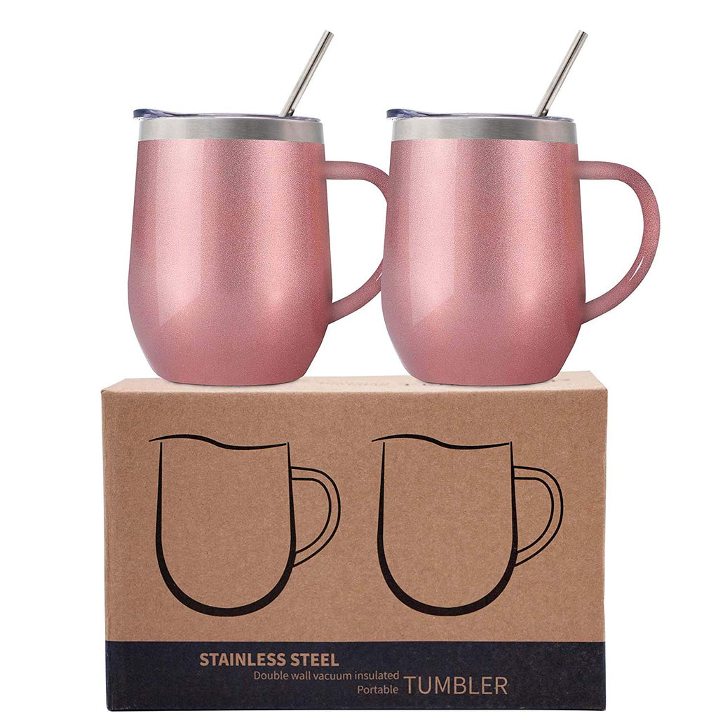 Ezprogear 12 oz Stainless Steel Double Wall Vacuum Insulated